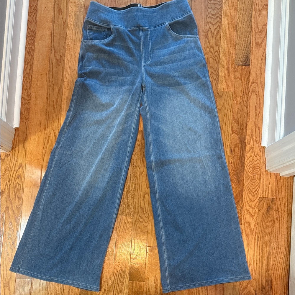 HALARA Blue Wide-Leg Women Jeans